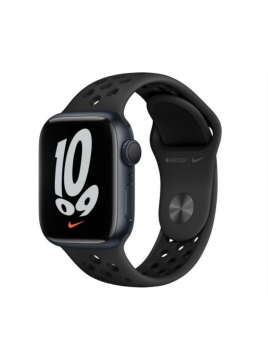 Apple Watch Nike Serie 7 GPS + Cellular. Cassa in Alluminio Mezzanotte e cinturino 41 mm