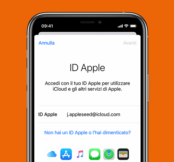 accedere a Apple ID